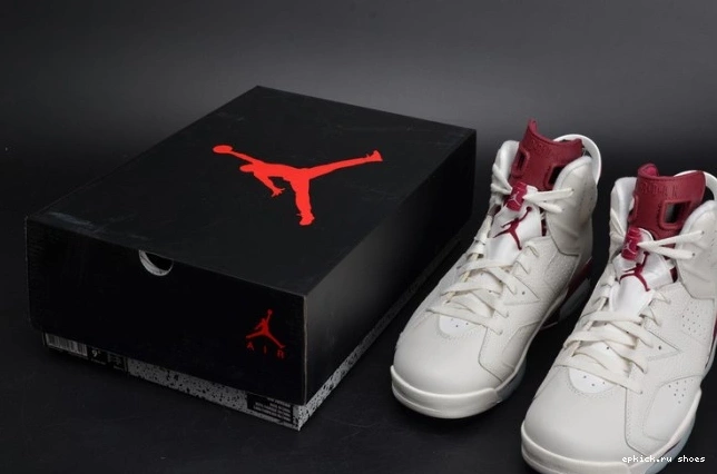 Cheap Maroon Jordan Retro Air 384664-116 6 white 0714